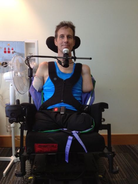 The start of the road to independence with a new wheelchair. 